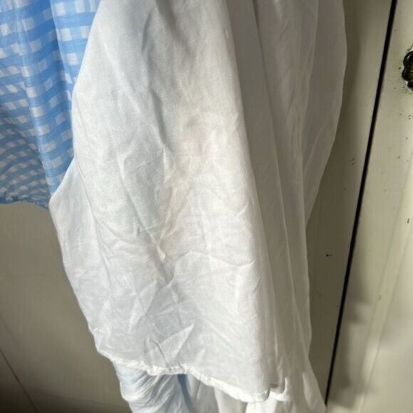 Faithfull The Brand Light Blue Charlize Midi Dress size 12 - Picture 12 of 12